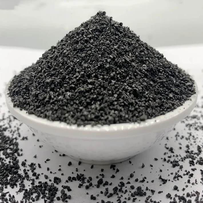 High hardness copper ore copper slag sand bright black emery used for sandblasting