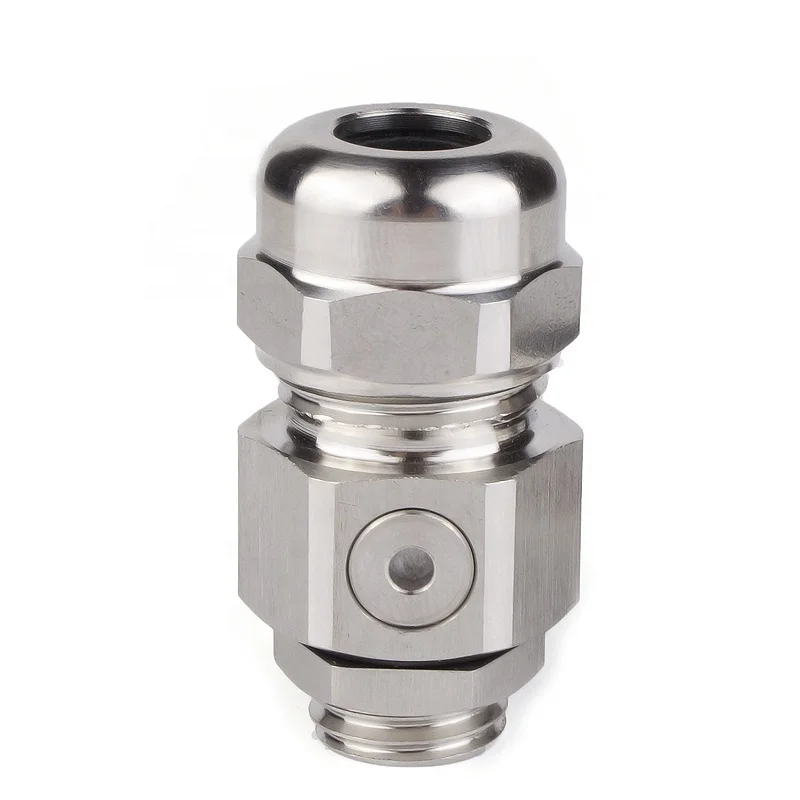 Воздухопроницаемый клапан из нержавеющей стали, водонепроницаемый M12 M16 M20 M25, металлический кабельный сальник