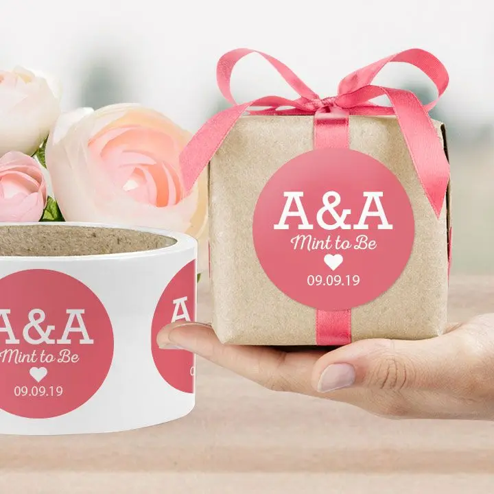 Custom CMYK Printing Sticker 157g Artpaper Material Eco Friendly Paper Label For Perfume Bottle Plastic Jar Paper Box