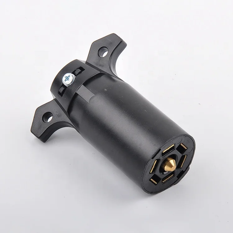7 way trailer plug connector harness  commonly used for towing large trailers easily pull-grip