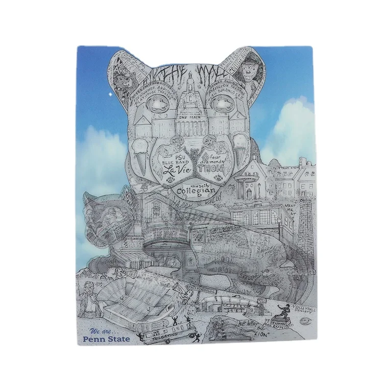 Индивидуальные 3d линзовидные изображение оптовая продажа карты Лидер продаж; Мужская обувь ручной работы из экологичного пластика линзовидные 3D изготовленные на заказ подарочные карты