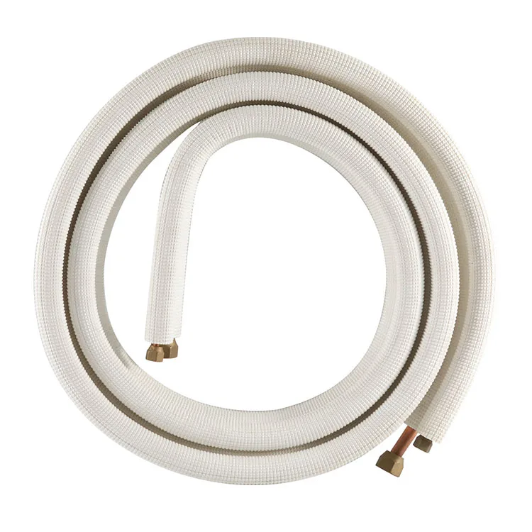 AC copper line Installation Set with Copper pipe & Coil Line Set Essential Parts for Cooling System