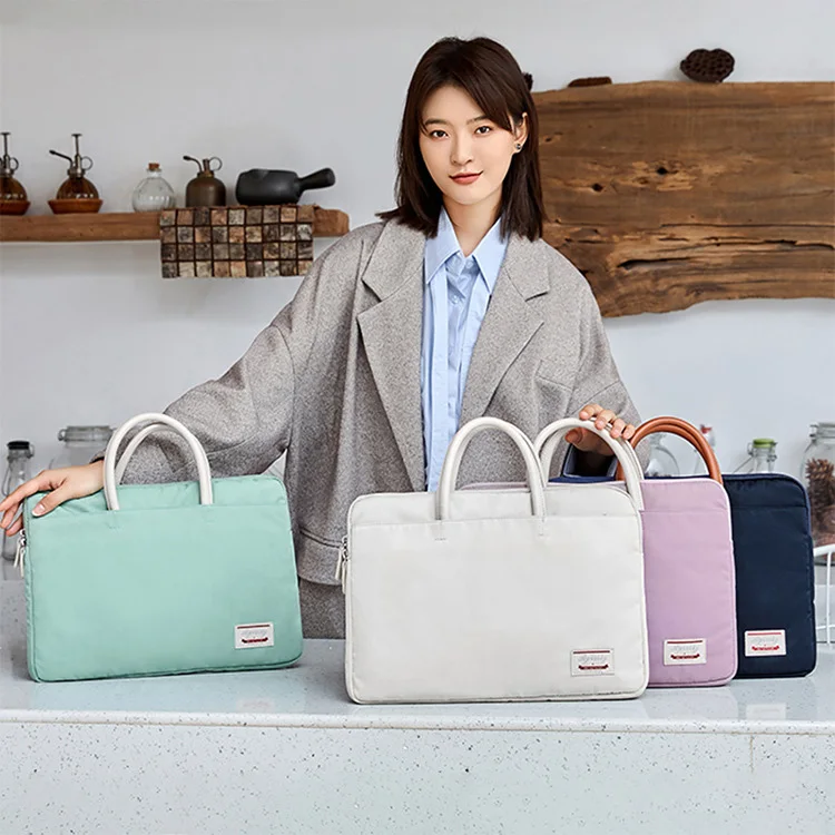 14Inch Computer Bag Notebook  Large Capacity Simple Liner Laptop Bag