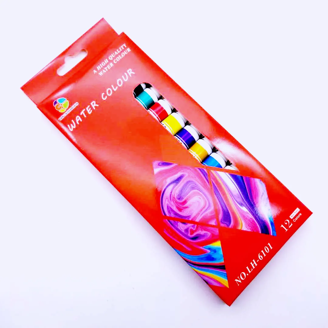 12 Tube Art Kit Arts Watercolor Paint Artist Set Includes Colorful Water Color Paints