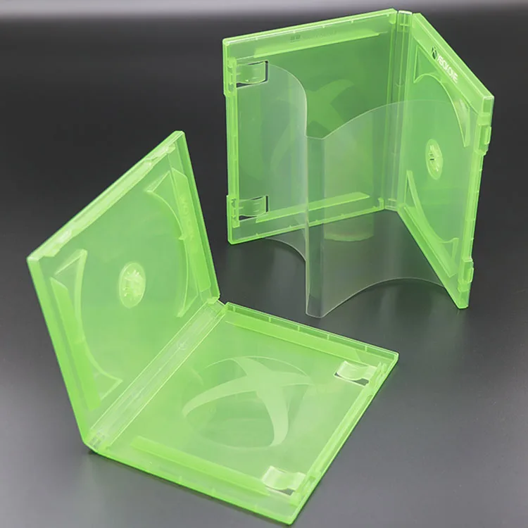 WEISHENG Plastic Clear Other Game Accessories Clear Green Game Case 360 XBOX Protective For Xbox One Game Case Nintendo Wii PS5