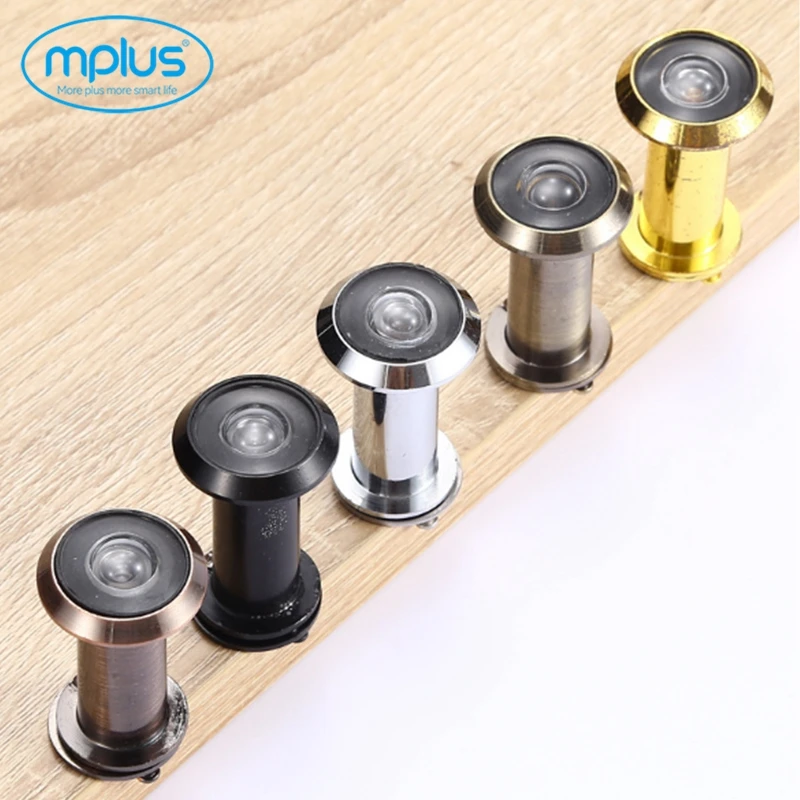 180 degree hotel Brass stainless steel door eye lens zinc alloy door viewers apartment door peepholes