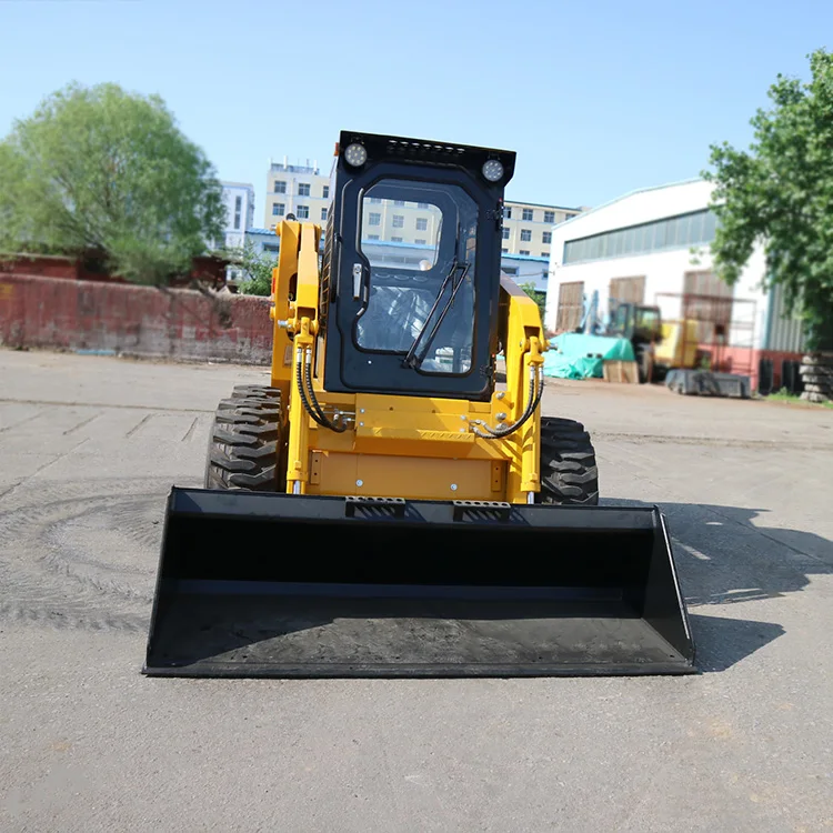 Runtx Chinese top 10 Cheap Mini Skid Steer Loader for Sale Diesel Mini Tracked Mini Skid Steer Loader with Tree Puller
