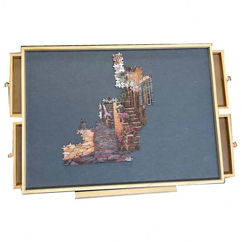 Wooden crafts effect puzzle jigsaw turtle design professional manufacturer world map jigsaw puzzle wholesale blank jigsaw puzzle