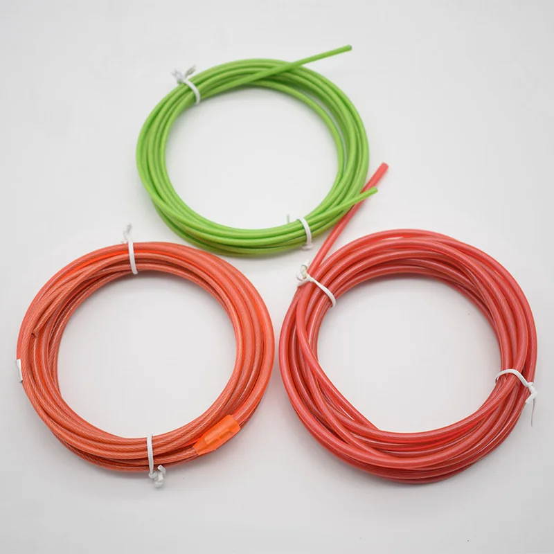  Надежная ТПУ Скакалка с покрытием фабричная скакалка спортивные детали для прыжков 4 мм