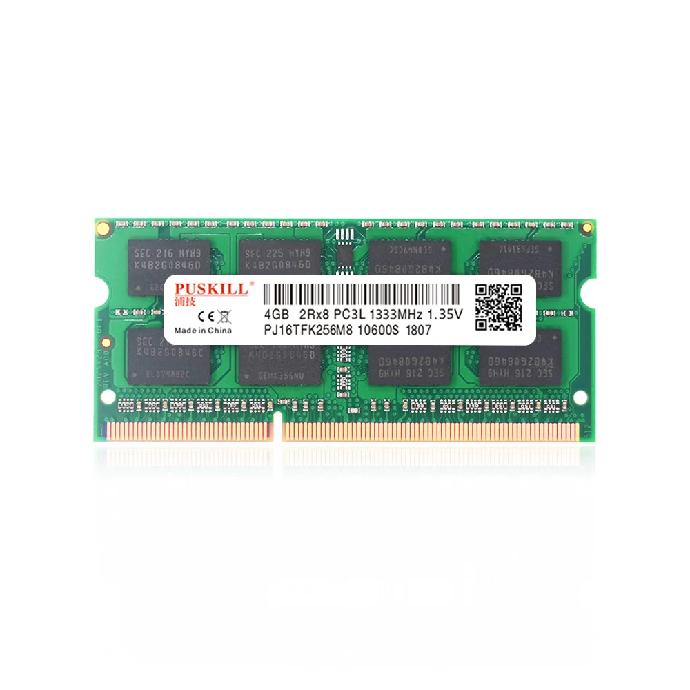 Заводская оптовая продажа ddr3L 4 Гб 1333/1600 МГц 1 35 в ОЗУ для ноутбука 2022 горячая Распродажа PUSKILL