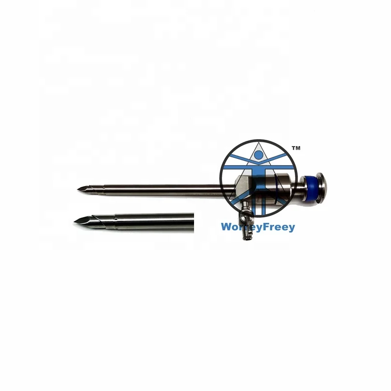 Laparoscopic instrument trocars 5.5mm with magnet valve laparoscopic trocars trocar 5mm
