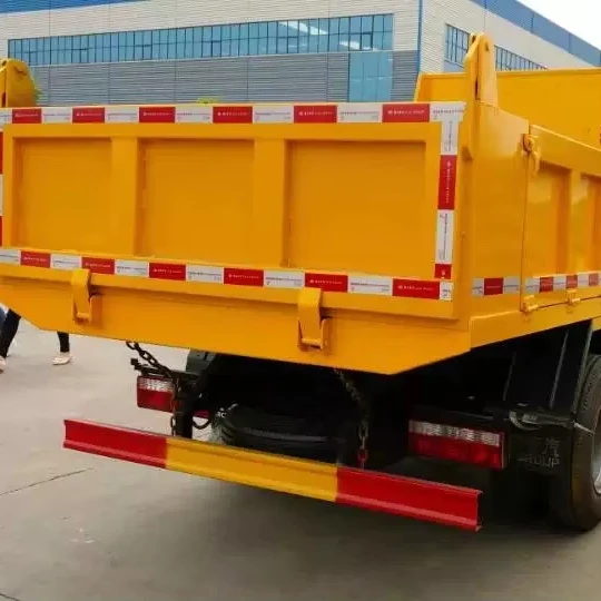 factory sales customized LHD RHD DFAC small size 4X2 6 wheels double row dumper dump truck tipper truck