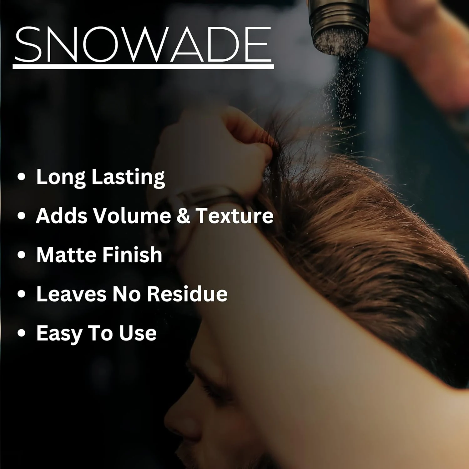 Nature Volume Powder Texturizing Oil Control Fluffy Matte black Hair Styling Wax Powder For men hair styling powder