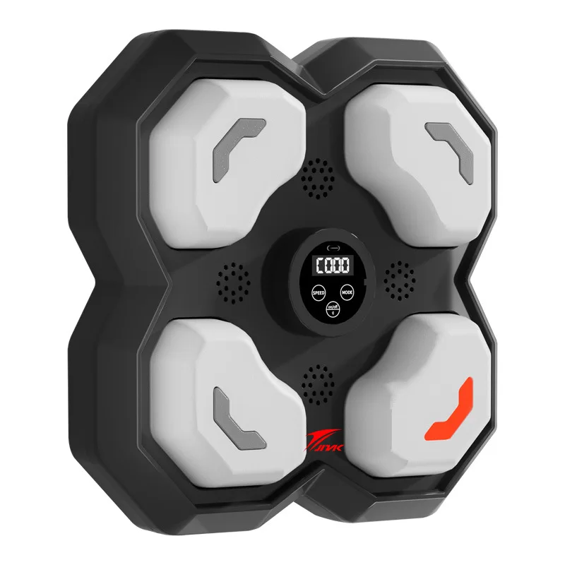 Children Wall Mounted Led Light Music Boxing Train Machine Small Wireless Low Sound One Punch Fight Stress Relief Boxing Target