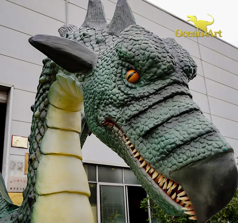Realistic Western Dragon Factory Western Animatronic Dragon For Sale Real Size Dragon statues for sale