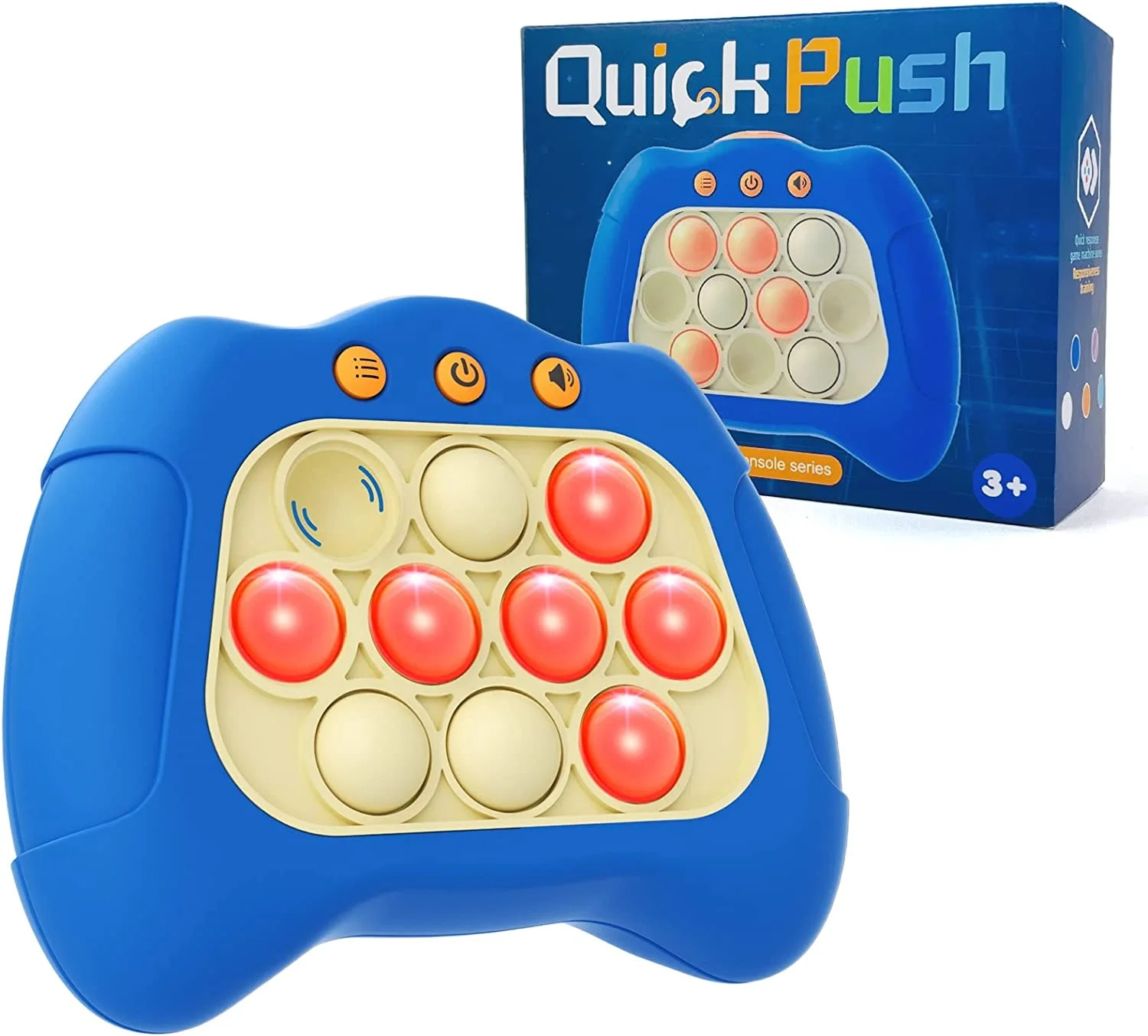 2024 Quicks Push Game Electronic Pop Light up for Kids Puzzle Sensory Fidgets Toy Toys