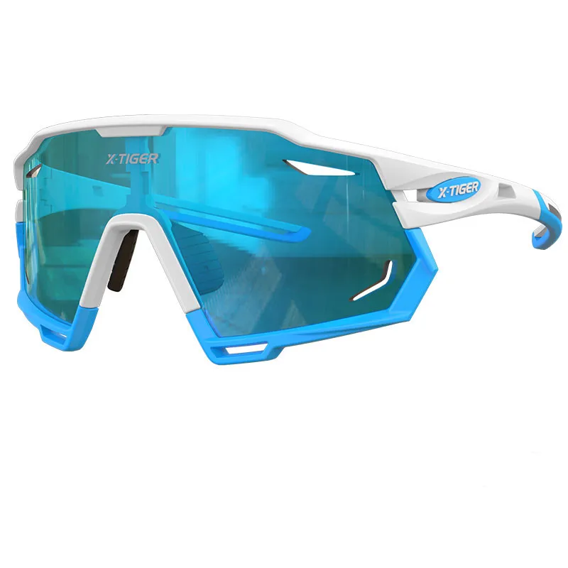 X-TIGER brand new sports outdoor riding glasses goggles polarized glasses sunglasses night vision goggles 5 lenses