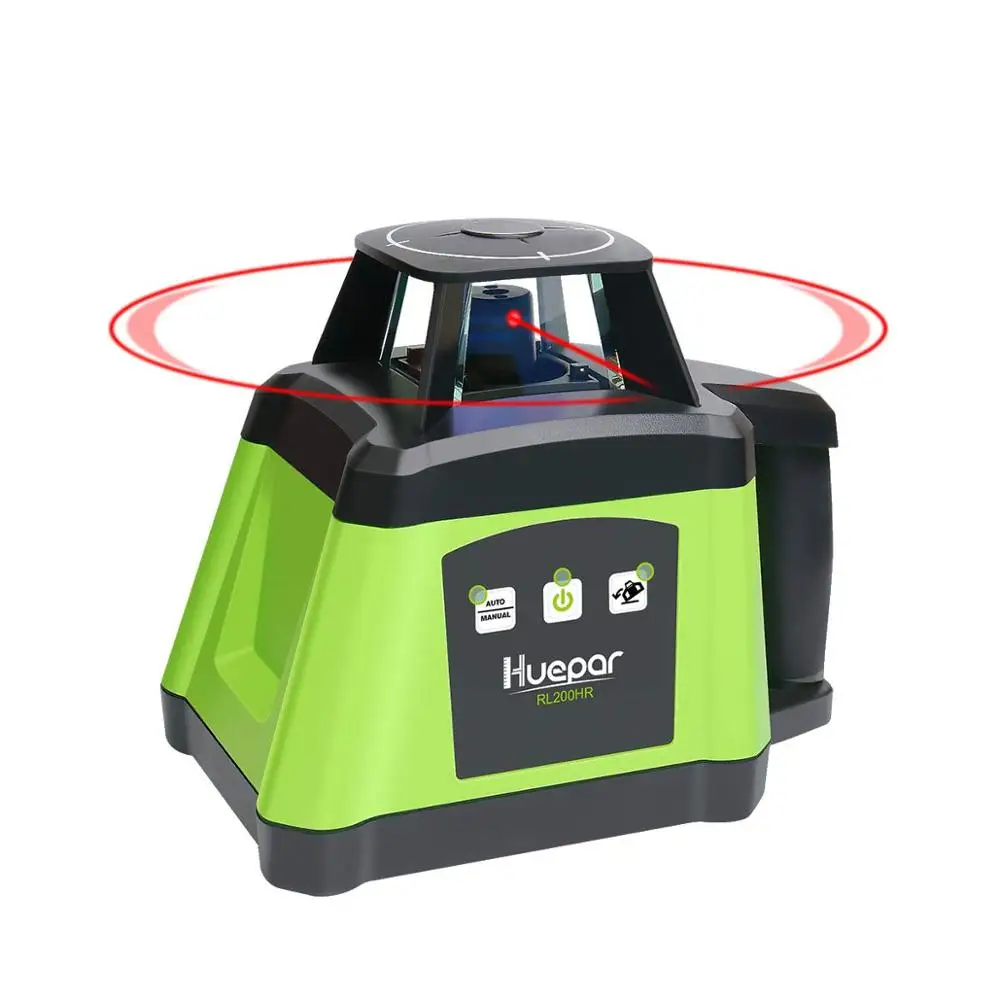  Huepar RL200HR 360 горизонтальный Красный Внутренний/наружный вращающийся луч высокоточный электронный самонивелирующийся лазерный