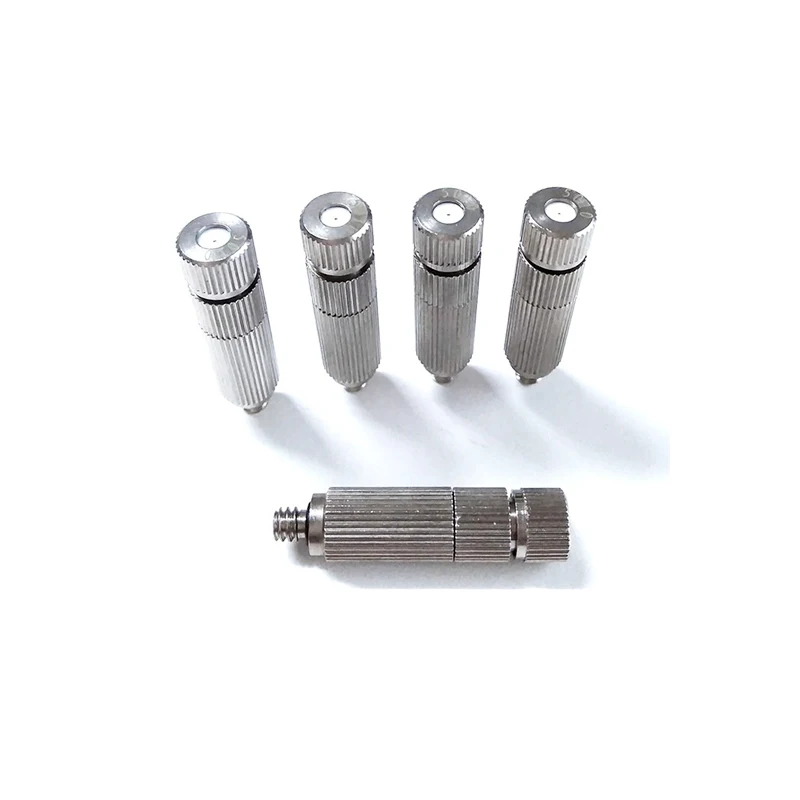 High Pressure Anti-drip Water Fogging Mist Spray Nozzle 20 Microns Stainless Steel Provided Water Tap or Pump 