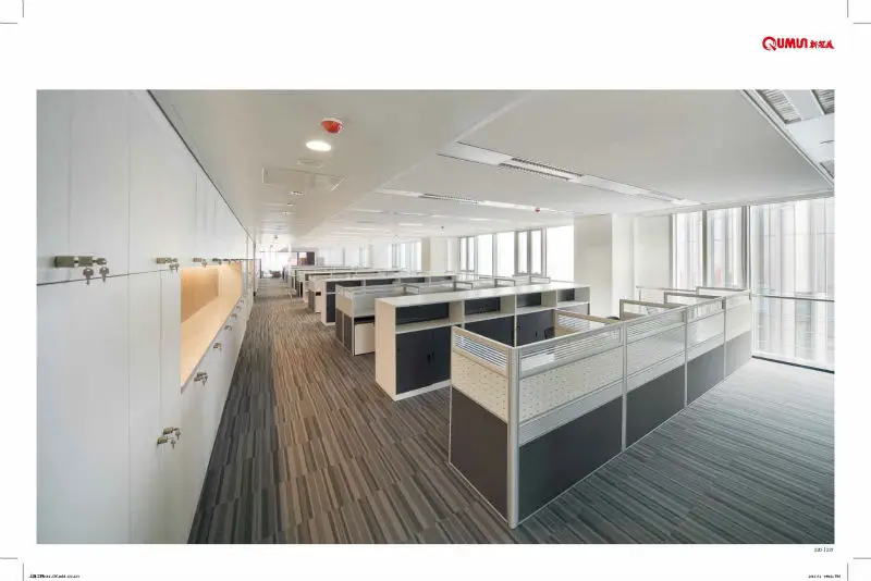 2024 new design Office Workstation Sectional panel Partition Custom glass or panel divider staff workstation desk