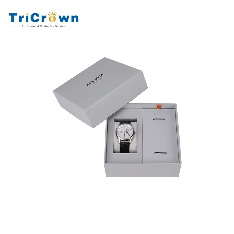 100% quality custom high-end logo printing classic paper watch box