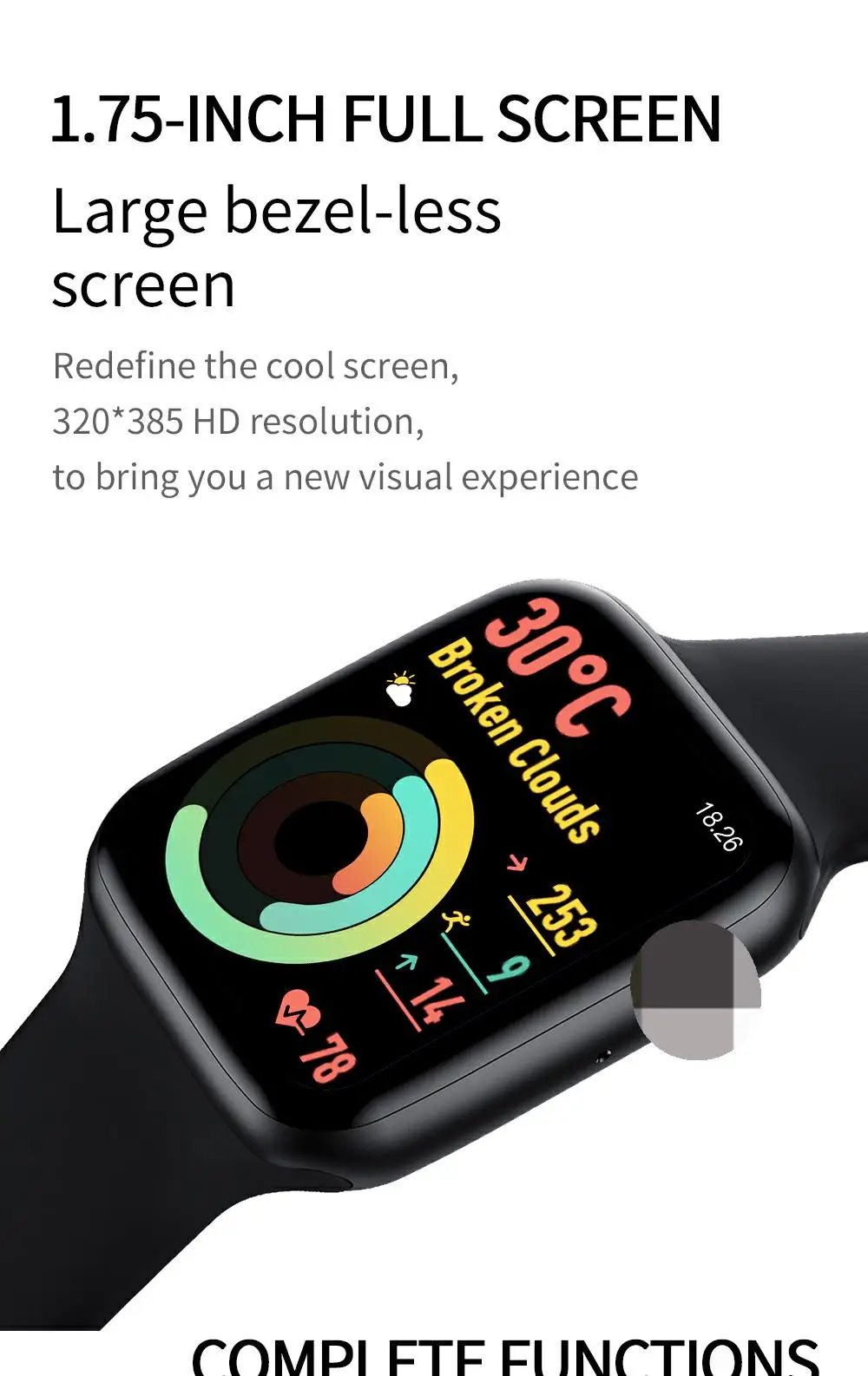 
2021new trend smartwatch smart watch Sport Waterproof Iwo Appling Series 5 6 Smart Watch w56 w26 w34 HW12 HW22 LW9 DW35 