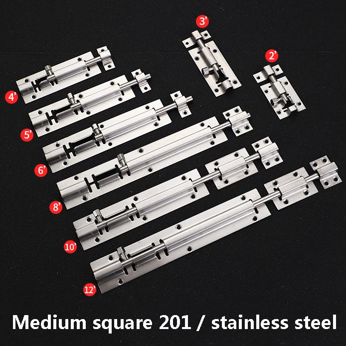 China supplier good price stainless steel 304 door bolt