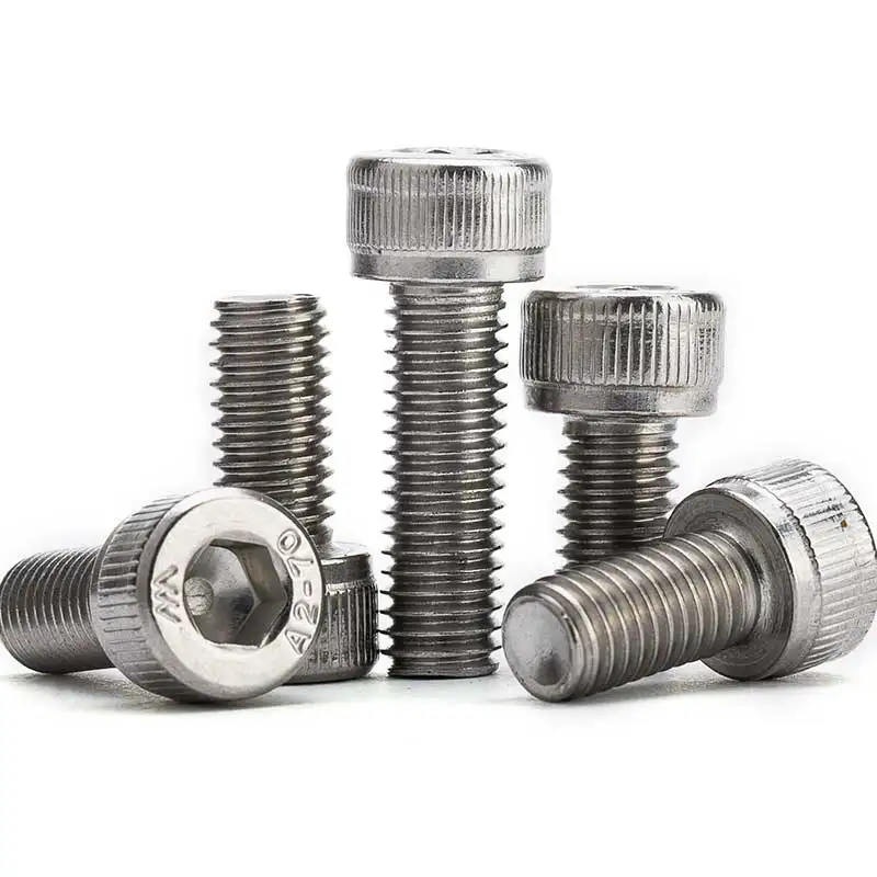 
M3M4M5M6M8M10M12 Socket Head Cap Screw Stainless Steel 304 Hex Socket screws Hexagonal Allen Bolt din912 