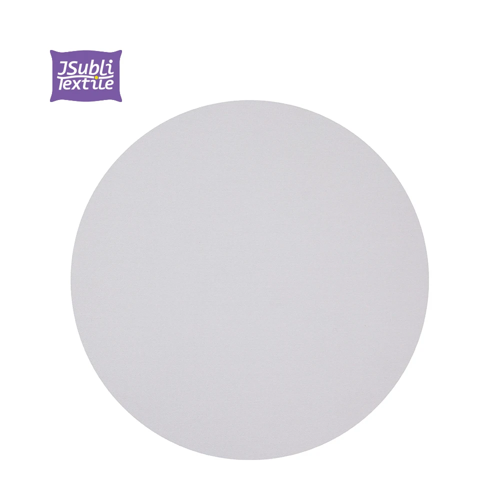 Jsubli Textile High Quality Custom Wholesale Round 200mm Sublimation Blanks Cute Desk White Mouse Pad 5mm Mouse Pad