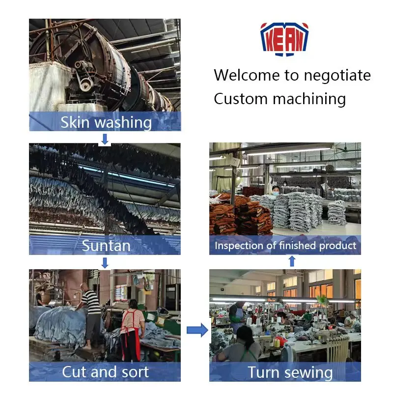 Factory Wholesale High Quality Cow split Anti Cut Industrial work Leather Mechanics Safety Glove