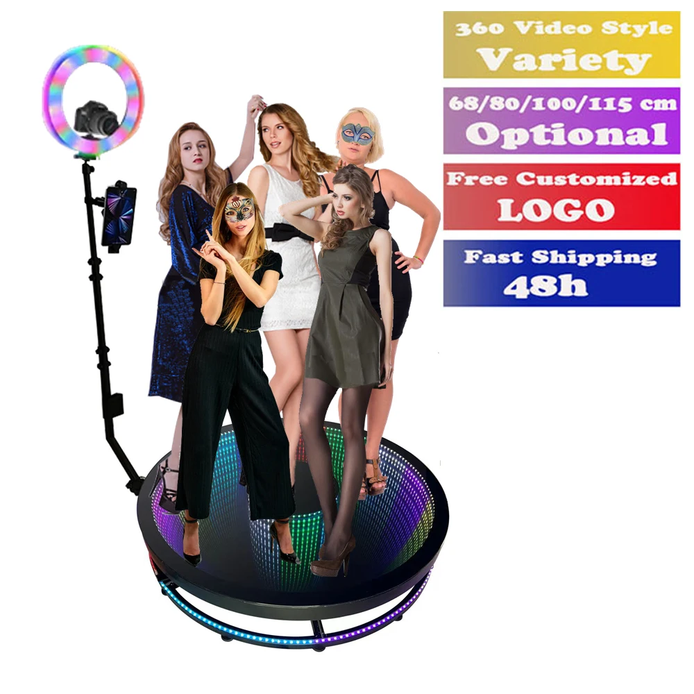 New 360 Photo Booth Adjustable Photobooth 360 Photo Booth Video Ratotaing Automatic 360 Photo Booth