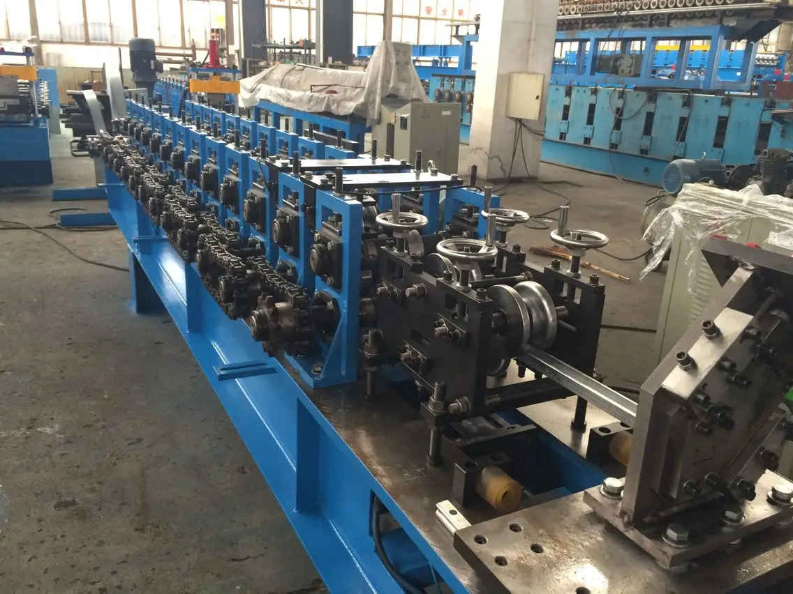 CD And UD Light Gauge Steel Framing Trough Type High Speed Keel Light Weight Metal Steel Stud And Track Roll Forming Machine