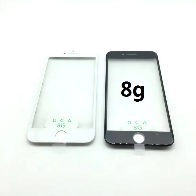 Chinese Local 3 In 1 8 G Touch Screen Panel Front Outer Glass With Oca 2 In 1 Glass Panel With Oca Glass With Oca For Iphone