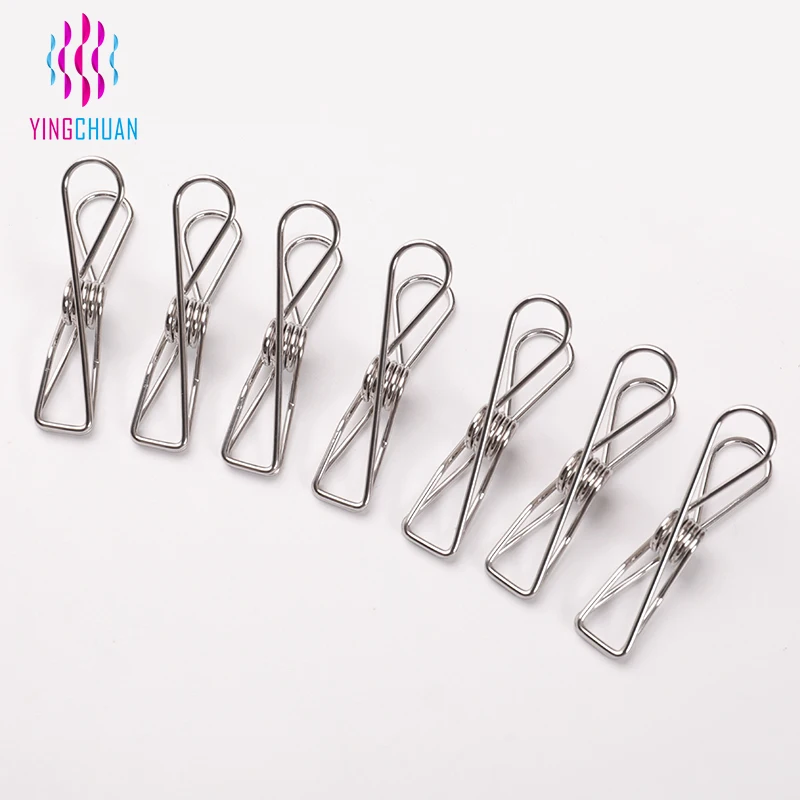 Wholesale Sale Metal Laundry Clothing Stainless Steel Peg durable 316 stainless steel clothes metal pegs