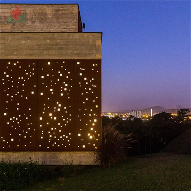 Laser Cut Metal Fence Privacy Panels For Outdoor Garden Fencing custom corten steel metal privacy screens