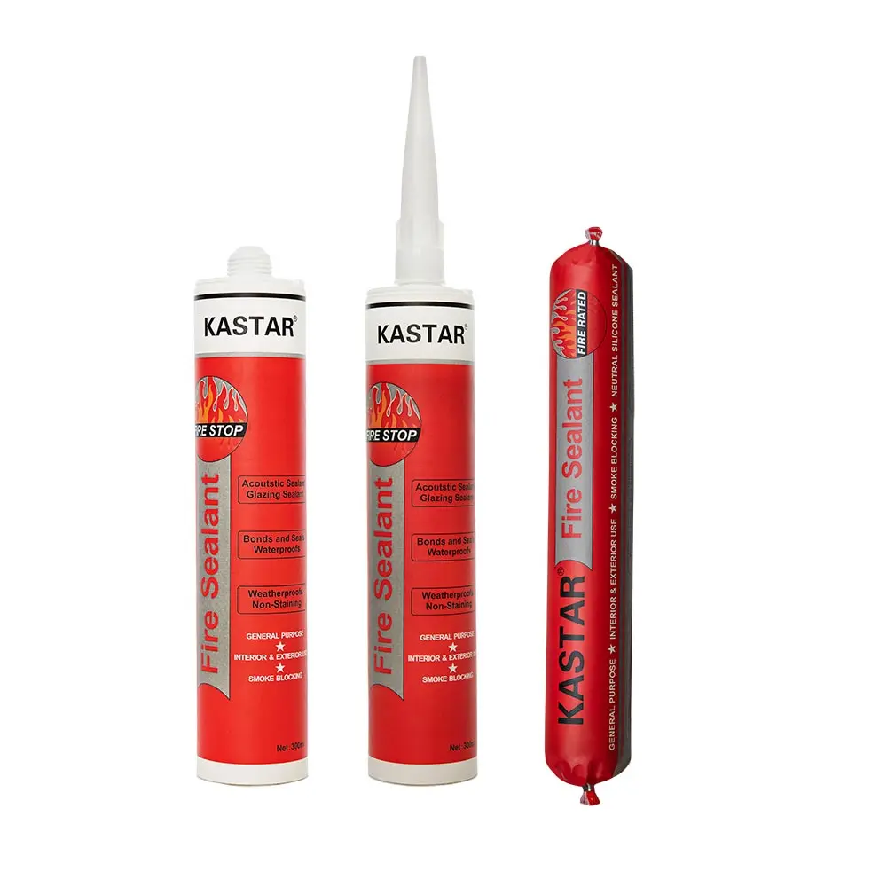 KASTAR Adhesives&Sealants Top sponsor For windows Wall High Temperature Neutral Ceramic Glue Fireproof