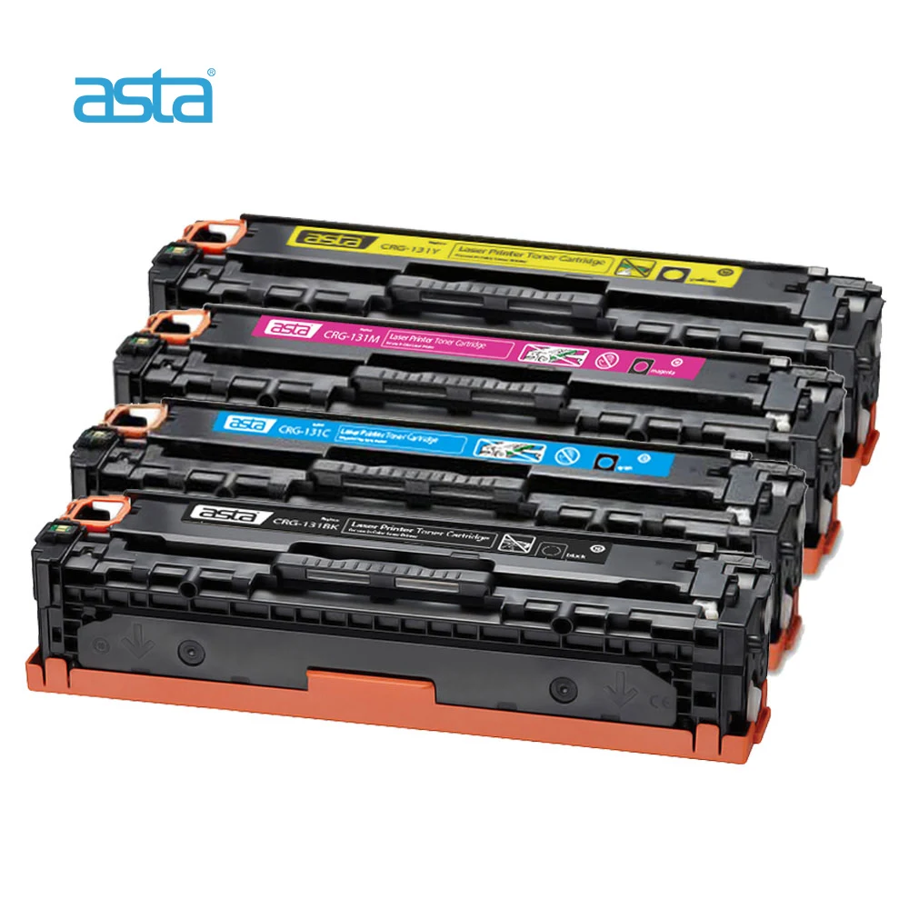 ASTA Brand Recruit Agents Factory High Quality Wholesale Color CRG 131 331 731 BK C M Y Compatible Toner Cartridge For Canon
