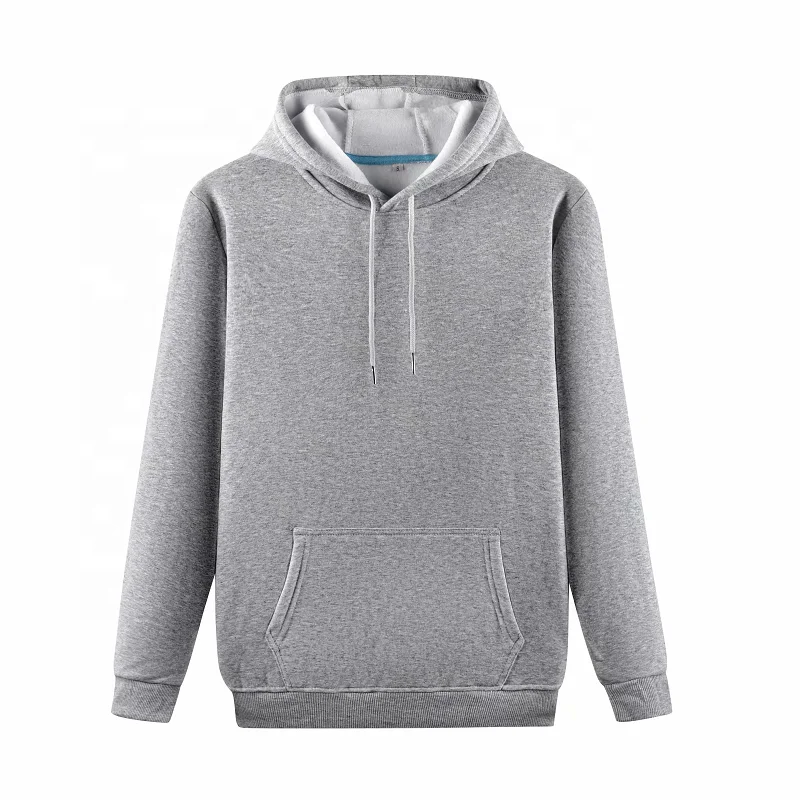 High Quality Cotton Pullover Mens Hoodies Custom Logo printing or embroidery