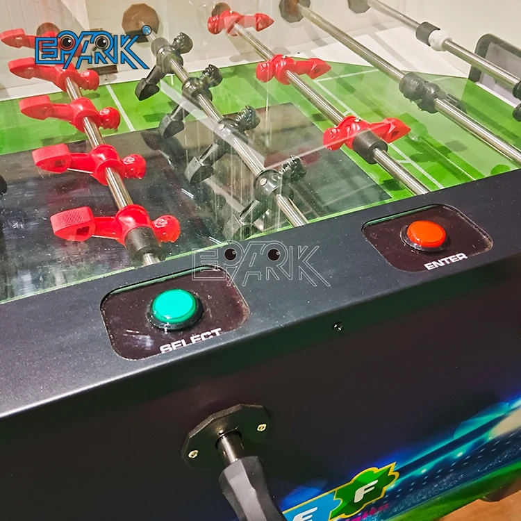 Commerical Arcade Game Machine Coin Operated Foosball Table Soccer Table For Game Center
