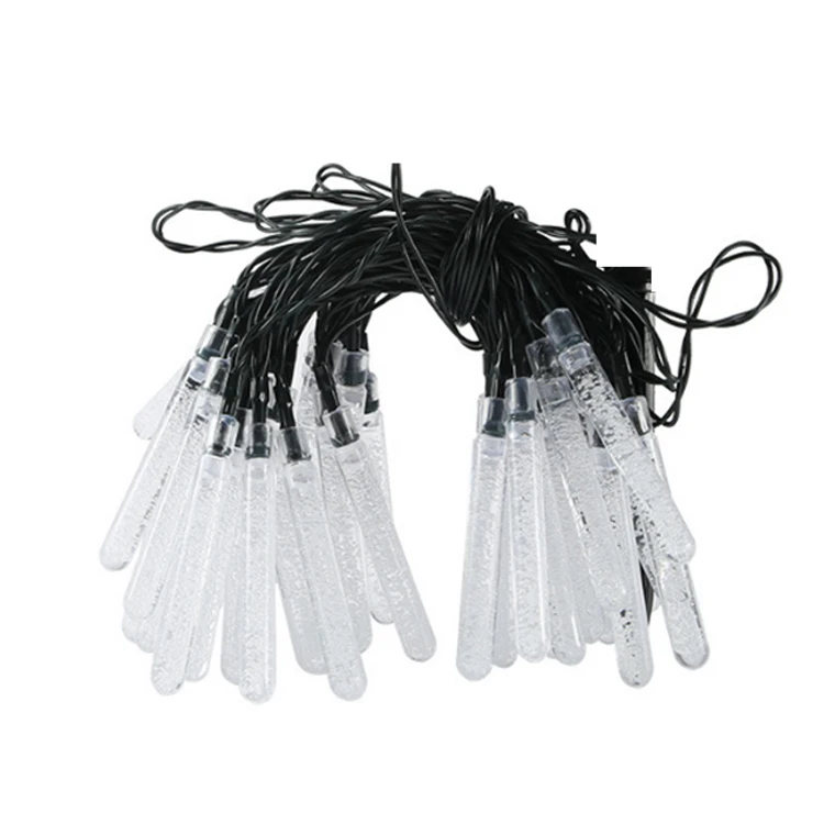 AC200-240V 4W Bubble Stick LED Christmas Light String 10M Plug-in with PVC Transparent Wire