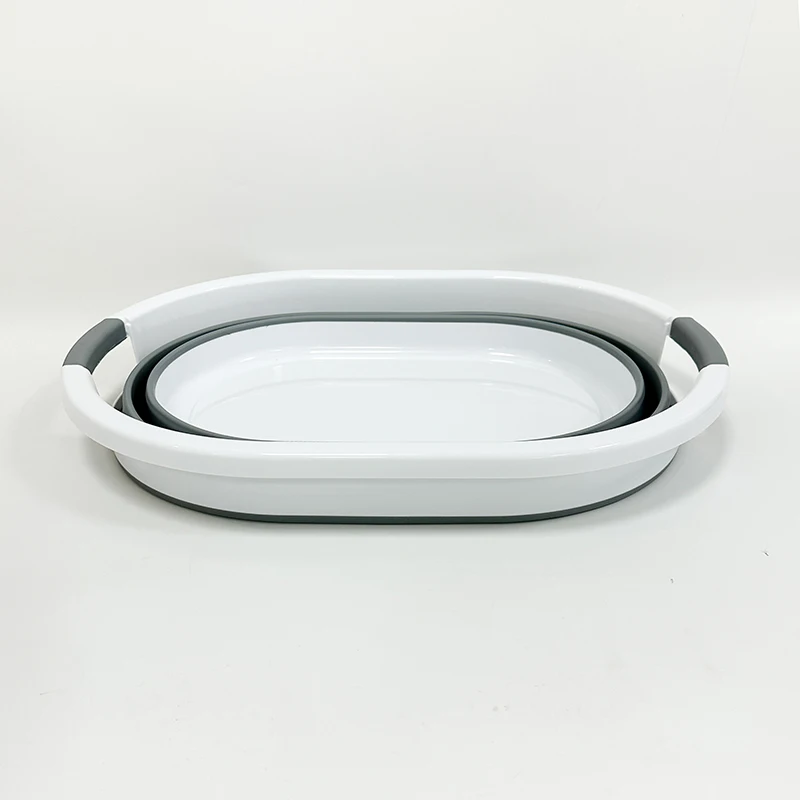 24L 36L Plastic Collapsable Laundry Basket Portable Washing Tub Foot Soaking Bucket Baby Bathtub Pet Bath Tub