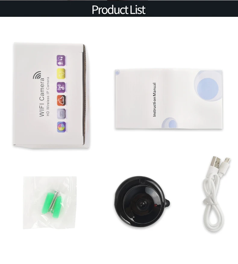 HD Mini Camera Security Monitoring Home Wireless WiFi Camera Infrared Night Vision Cam