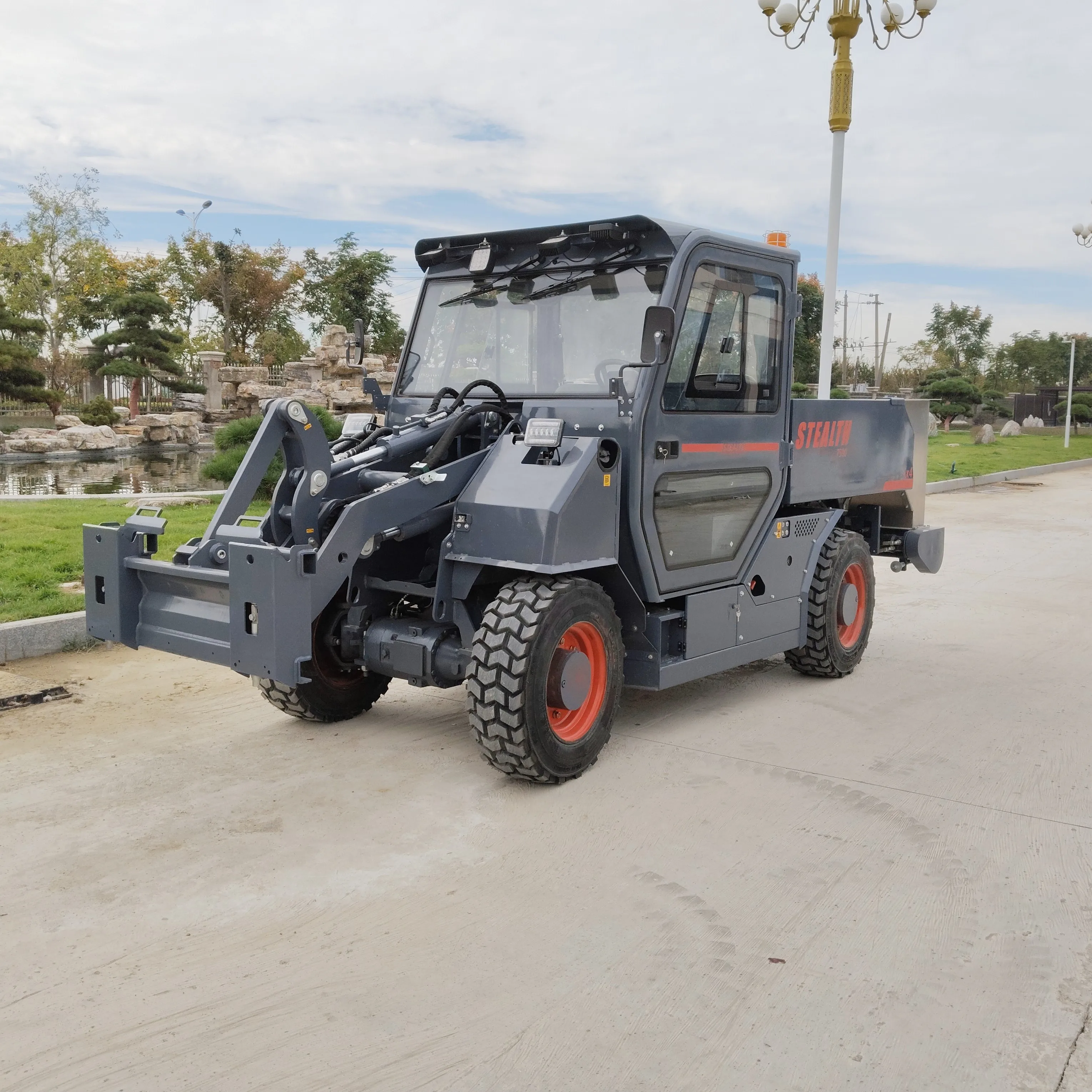 75HP Utility Work Machine Snow Moving Equipment with Kubuta V2607-T StageV Tier4 Engine