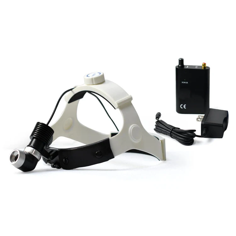 JQ-2500 Headwear type medical headlight with spot and brightness adjustable for oral examination and hair implant
