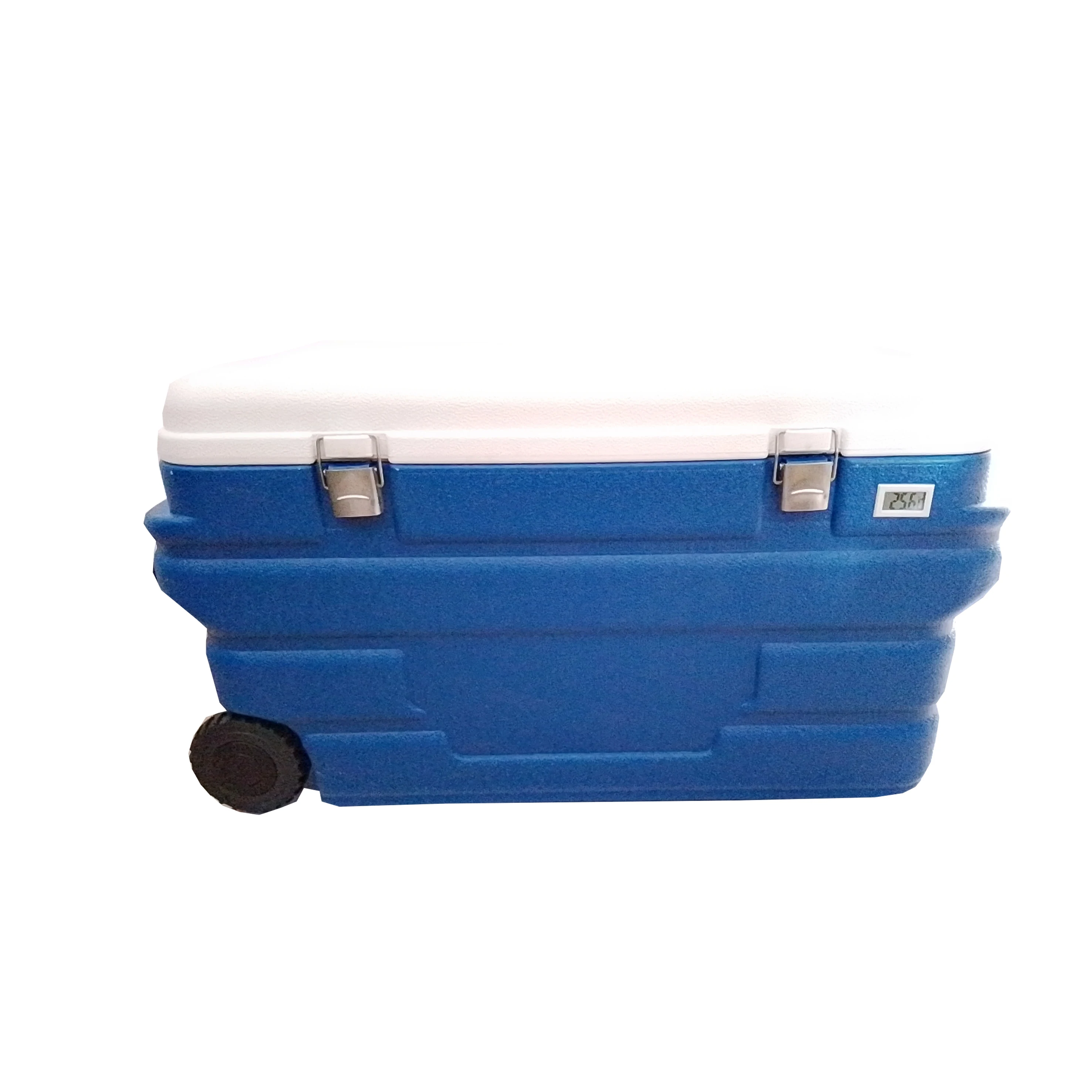 90L ice box cooler storage vaccine transport container with ice pack and temperature display