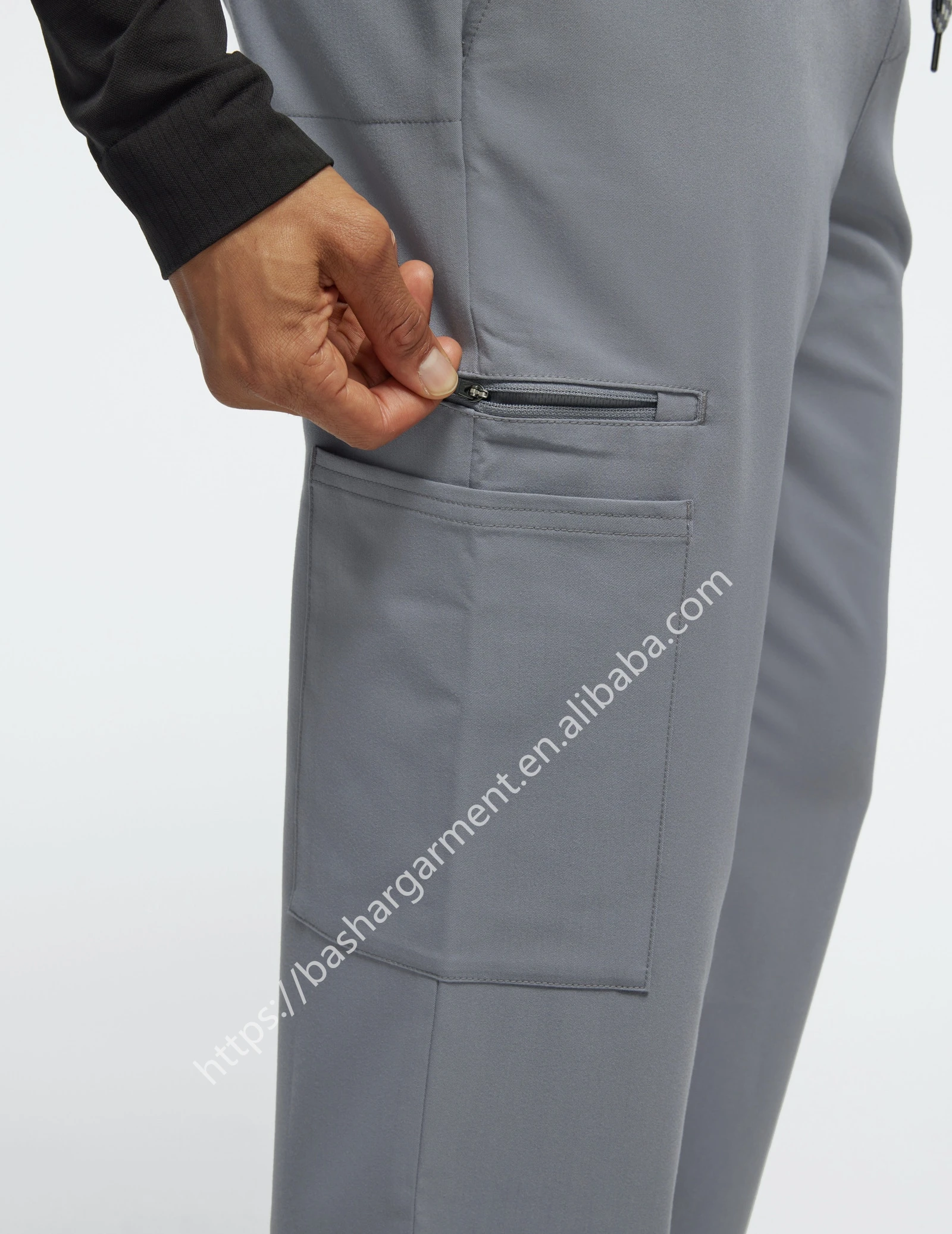 Medical Scrubs Cotton Fabric Polyester Factory hospital uniform scrubs set for doctor