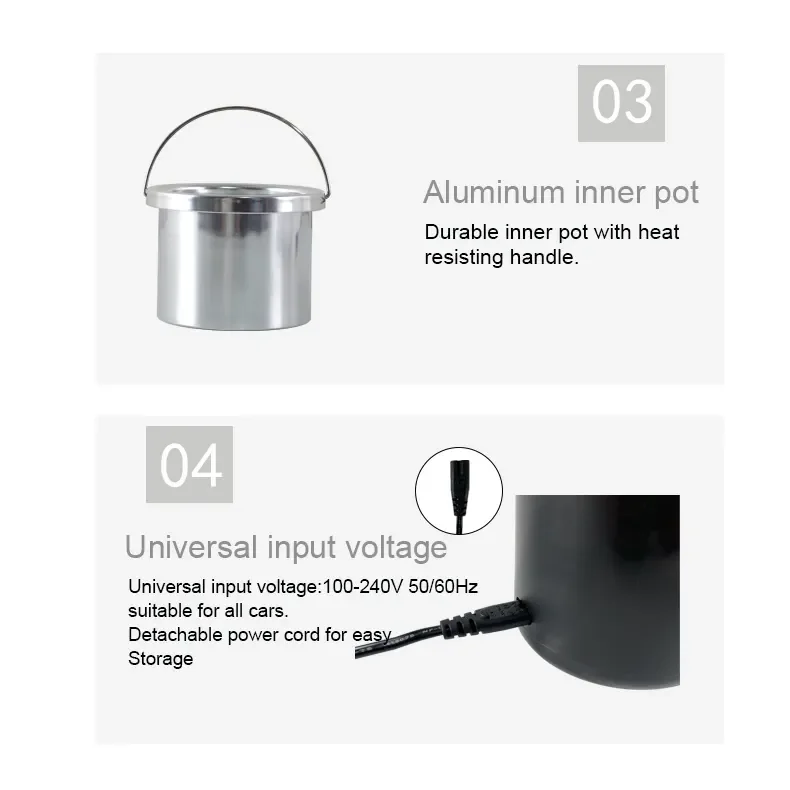 Portable Hair Removal Tool Wax Heater Professional Waxing Machine Kit for Hair Removal 200cc Wax Warmer