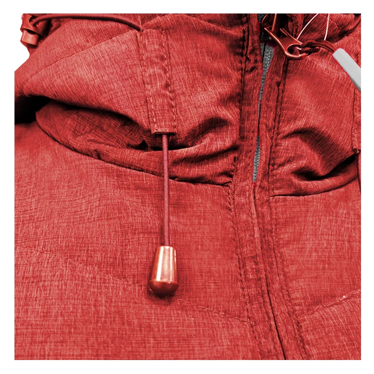 Fashion outdoor clothing down women red warm winter jacket