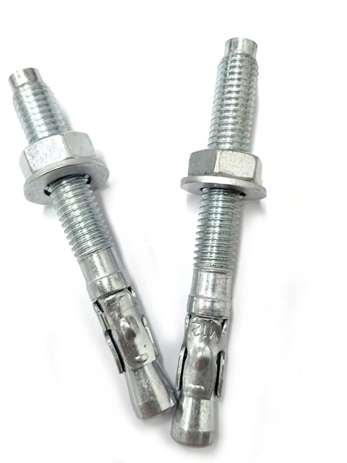 Steel expansion wedge anchor zinc plated bolt anchor