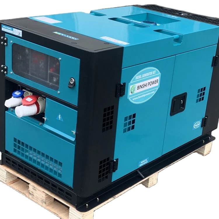 Top 10KW 12KW 10KVA 15KVA 16KW 20KVA Silent 3 Phase AC DC Home Standby Power Engine Generator Set Cheap Diesel Inverter 10-17KW